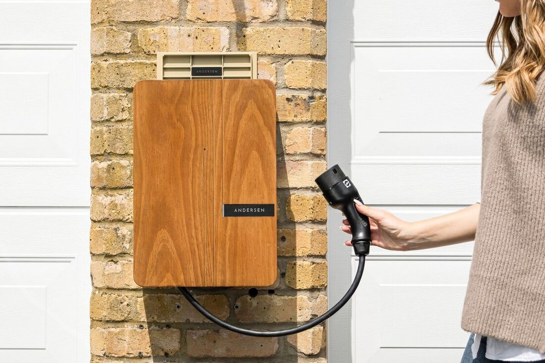 EV charger being installed at a Nashville home