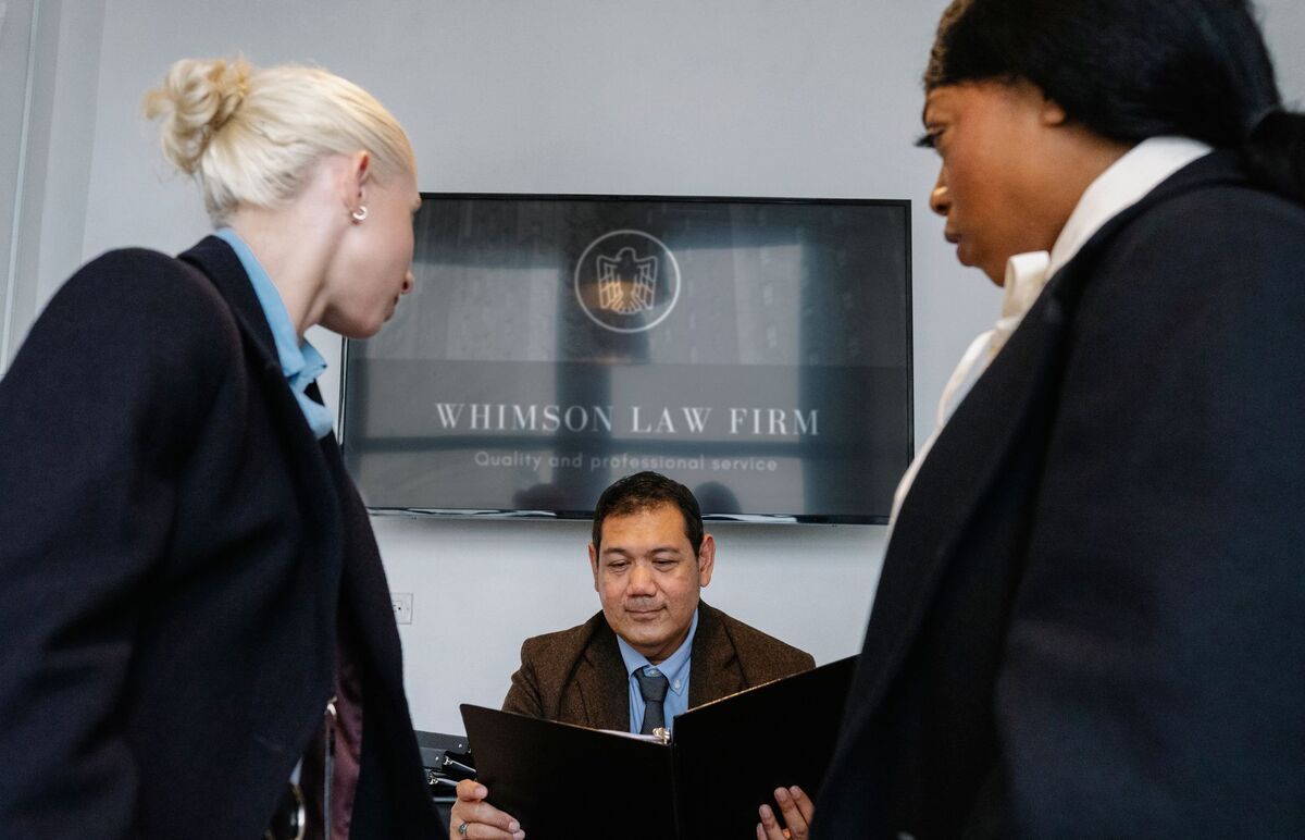 Nashville law firm consultation in a conference room